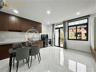 Cho thuê căn hộ 1 phòng ngủ  ban công, nhà mới, đường ô tô, thang máy, ngay bảy hiền, khu k300