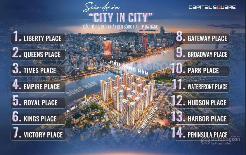 Căn 1pn capital square  hướng sông hàn giá siêu chất 3,887 tỷ