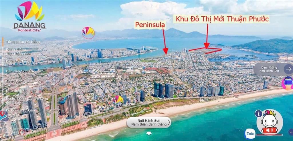 Căn 2pn view sông hàn 72m² peninsula full nội thất giá 4,72 tỷ