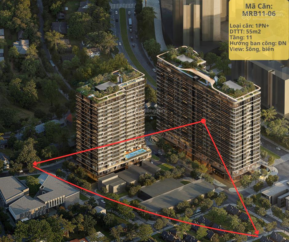 Căn đẹp 1pn+ regal complex tầng 11 view biển giá 3,6 tỷ  bàn giao nội thất hạng sang