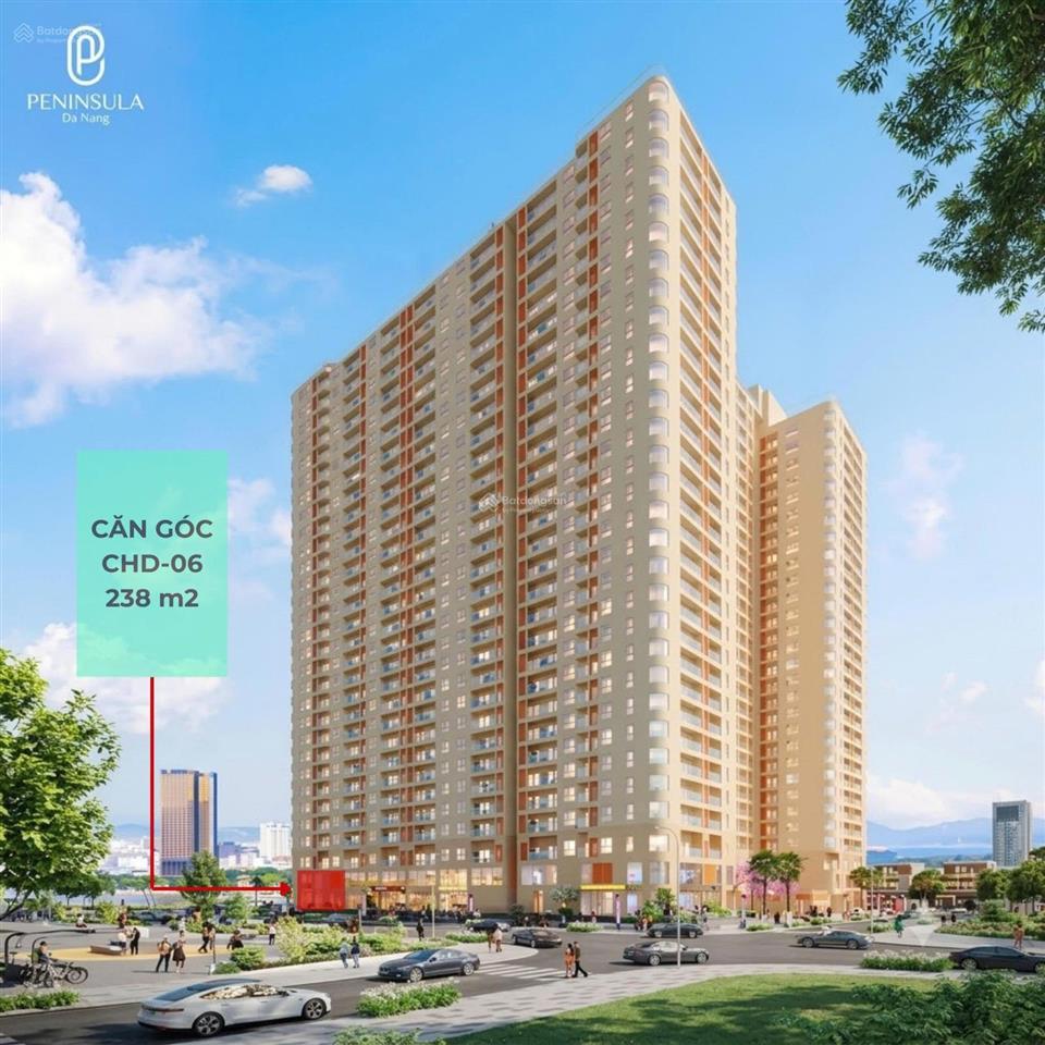 Hiếm có căn góc khối đế peninsula mặt sông hàn  trục lê văn duyệt giao hồ hán thương 21,2 tỷ
