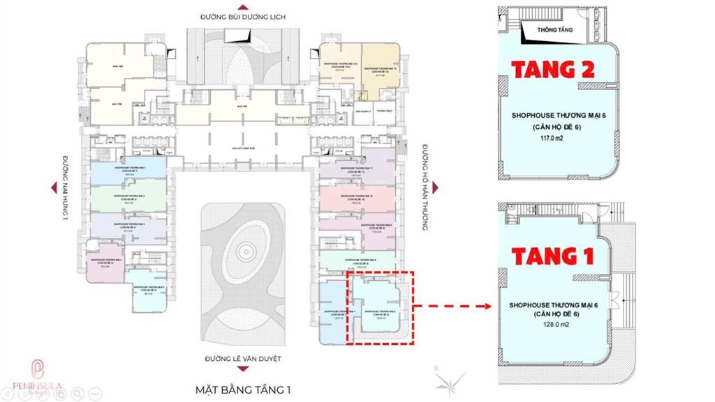 21,2 tỷ cho căn khối đế đẹp peninsula sông hàn  khai thác dòng tiền từ 140tr/ tháng