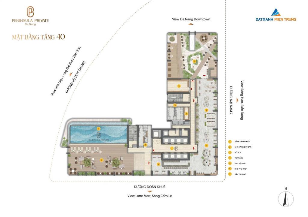 Peninsula private  chỉ từ 2,3 tỷ  cơ hội sở hữu tài sản vàng lõi hải châu sông hàn