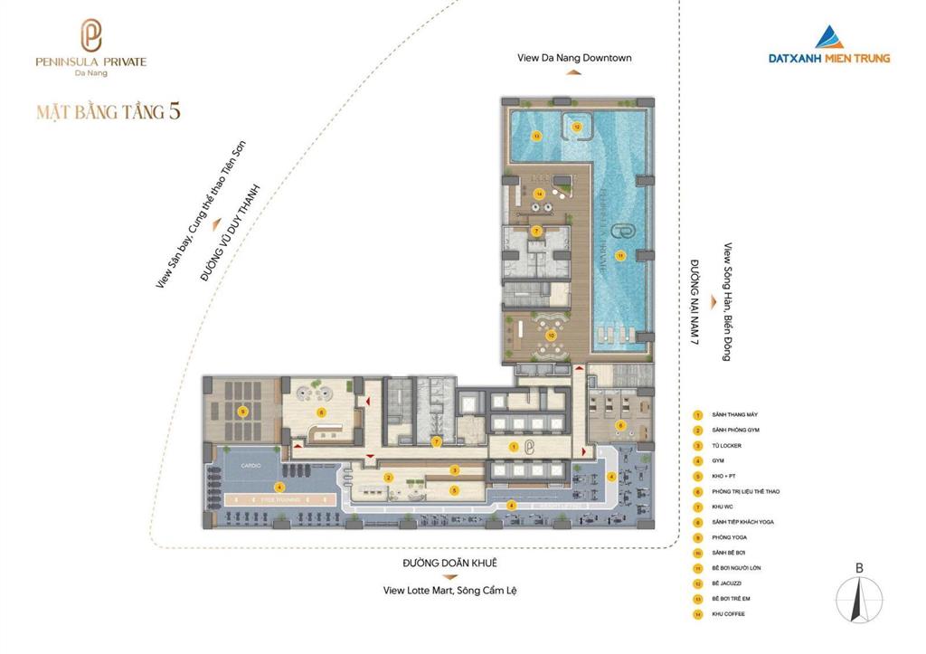 Peninsula private  chỉ từ 2,3 tỷ  cơ hội sở hữu tài sản vàng lõi hải châu sông hàn