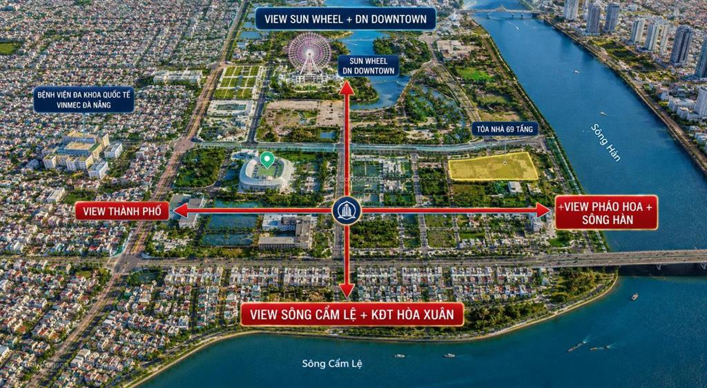 Giỏ hàng hot căn stu hướng view downtown của peninsula private  65tr/m2