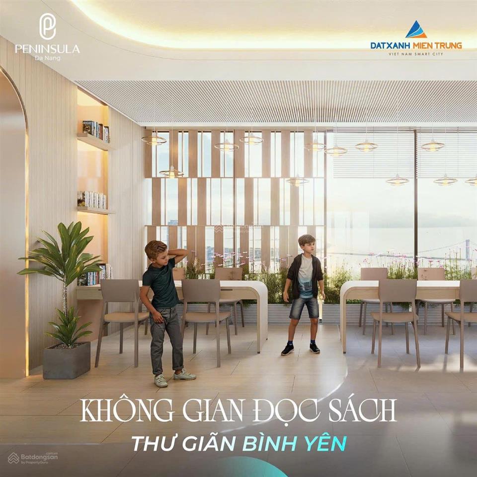 Căn góc vip 2pn peninsula 94,4m2  giá gốc cđt view parorama sông hàn  vịnh biển