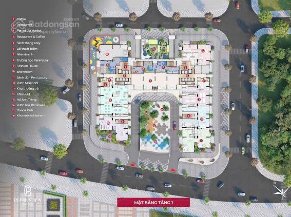 Căn góc vip 2pn peninsula 94,4m2  giá gốc cđt view parorama sông hàn  vịnh biển