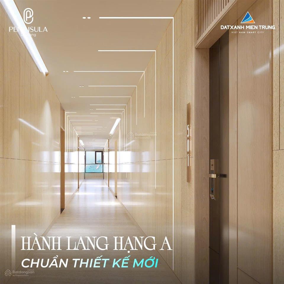 Peninsula căn 1pn  tầng cao 25 view đẹp sông hàn và vịnh biển chỉ 3,3 tỷ
