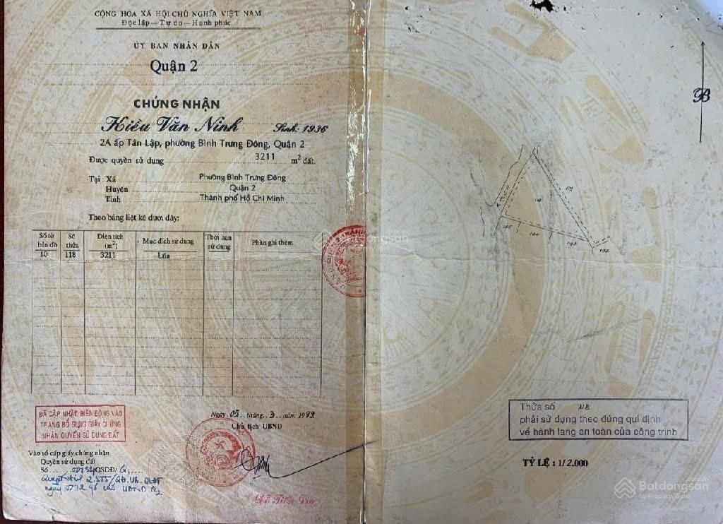Bán đất tại đường số 50, 300 tỷ, 7575 m2, mặt tiền 68m