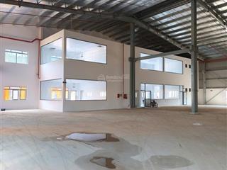 Nhà xưởng 1900m2 kcn đức hòa cho thuê 90tr/tháng lâu dài