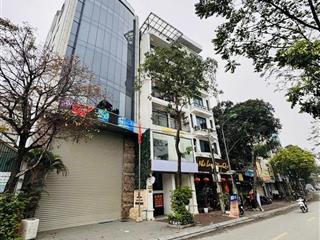 Hiếm phố víp trung kính  mạc thái tổ 75m2 7 tầng thang máy mt 5.2m thông sàn vỉa hè, giá 43 tỷ