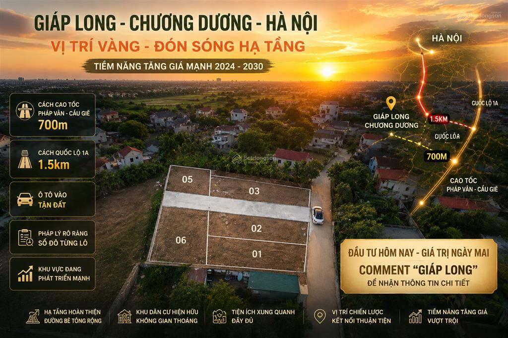 Bán đất tại xã chương dương, 3,05 tỷ, 80 m2, giá cực chất