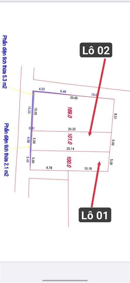 Bán đất tại xã thường tín, giá siêu hời 7,676 tỷ, 101m2 bao đẹp