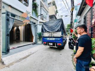 Nhà 64m2 lý thường kiệt, q. 10 gần sân phú thọ. xây 4 tầng, hẻm nhựa 6m. giá 4,1 tỷ bao sang tên