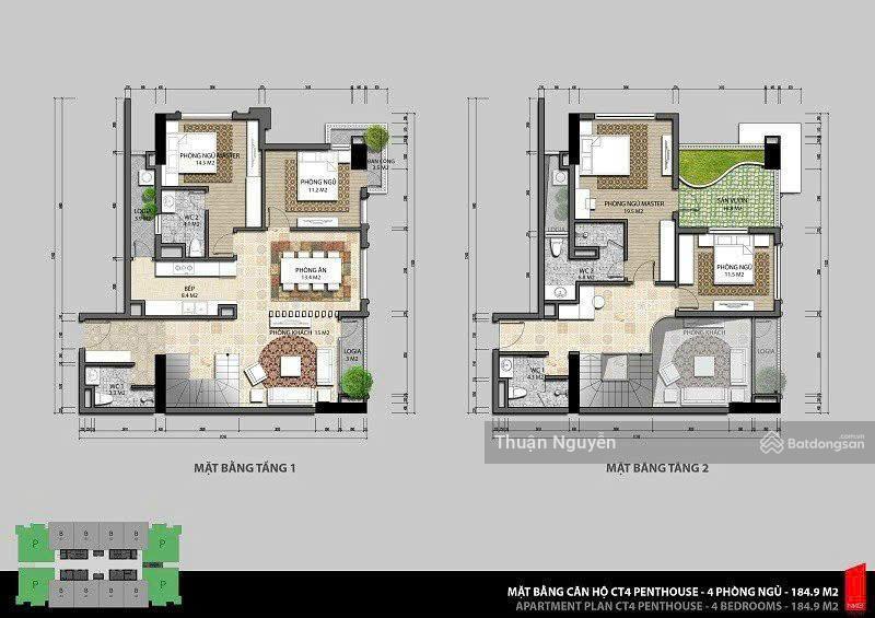 Chính chủ bán căn duplex/penthouse chung cư iris garden. 4 ngủ, 185m2. sẵn sổ, nội thất cao cấp