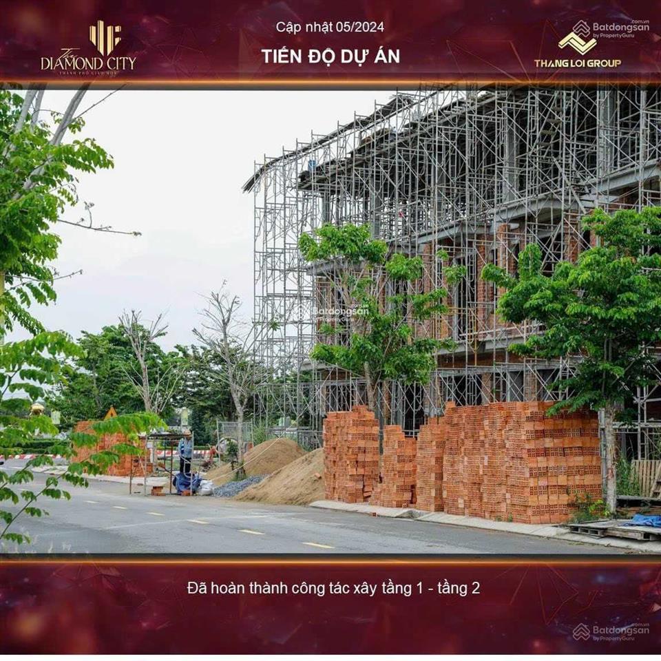 Chính chủ sang lỗ 300 triệu nền 90m2 tại dự án diamond city shr.  0384 452 ***