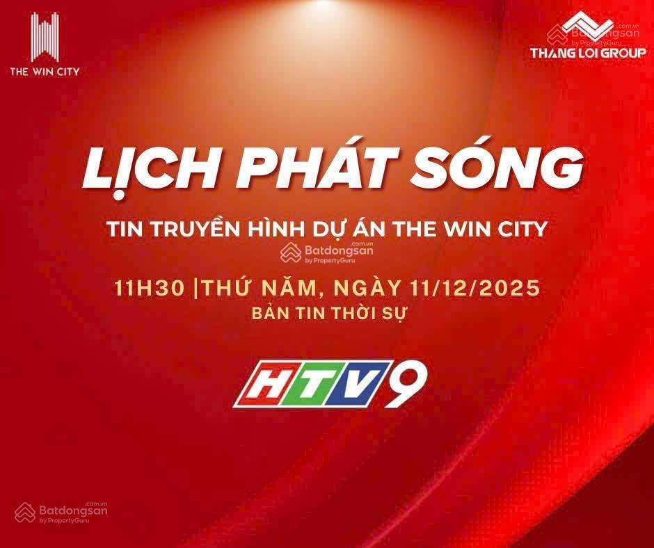 Nhận nhà trực tiếp từ cđt thắng lợi group chỉ với 150tr, ck đến 13,5%, full nội thất & phí ql 2năm