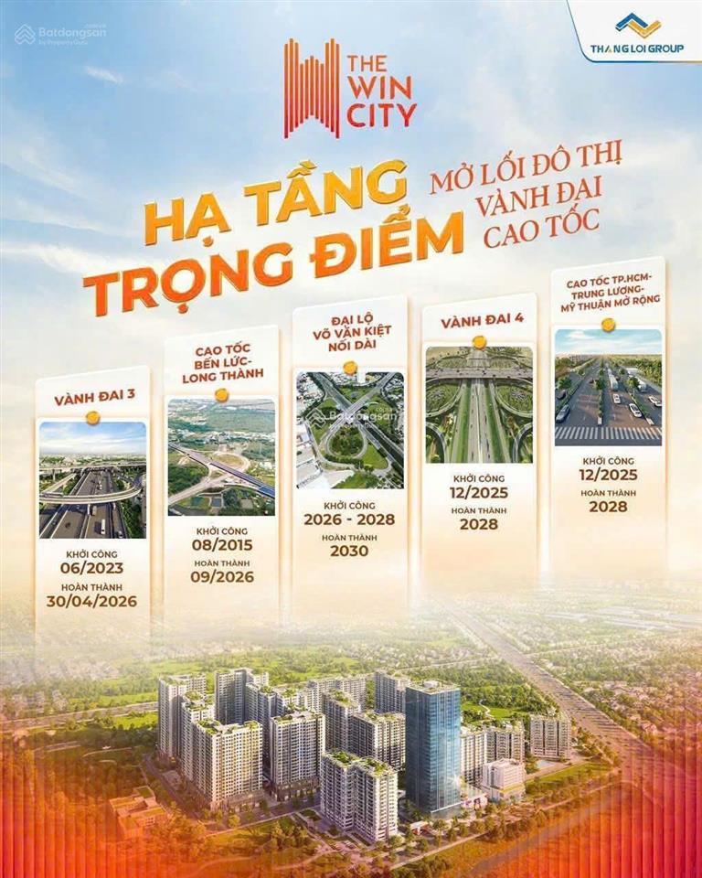 Nhận nhà trực tiếp từ cđt thắng lợi group chỉ với 150tr, ck đến 13,5%, full nội thất & phí ql 2năm