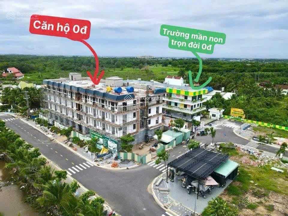 Bán đất shr tặng căn hộ, dt 100m2 1tỷ3, bank 70% góp 5 năm không lãi, ck lên đến 15 chỉ vàng sjc