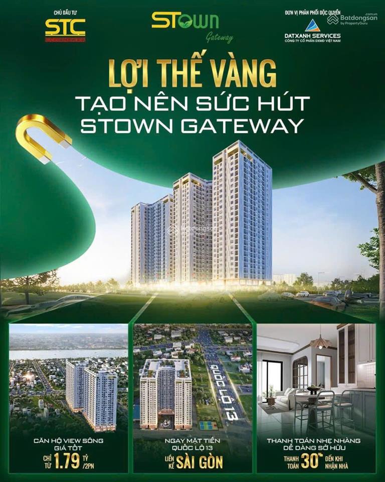 Quản lí sản phẩm đẹp ở dự án stown gateway ưu đãi  tháng 9 chính sách ck lên đến 22%