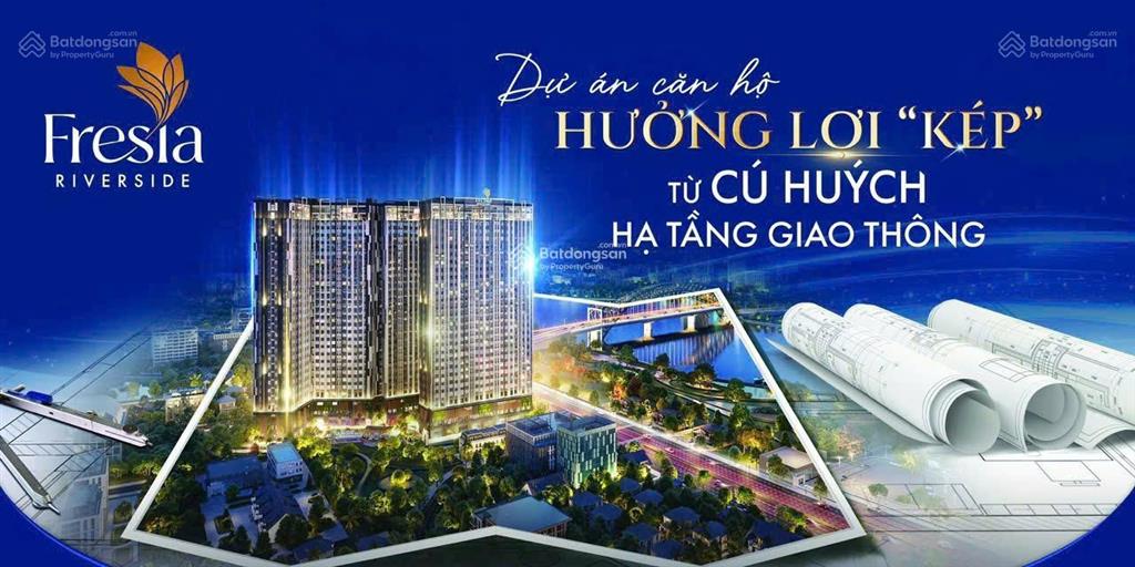 Mở bán căn hộ fresia riverside một kiệt tác bên sông đối diện aeon mall tp. biên hòa giá f0 từ cđt