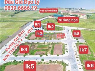 Đất đấu giá đạo lý  lý nhân (nay là bắc lý)