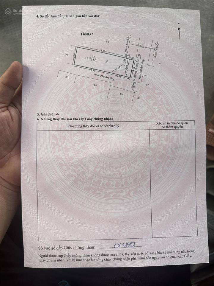 Bán nhà quận 8, hẻm 258 dương bá trạc, 1 tầng, 2 mặt hẻm thoáng, 4,08 x 13,2 m.
