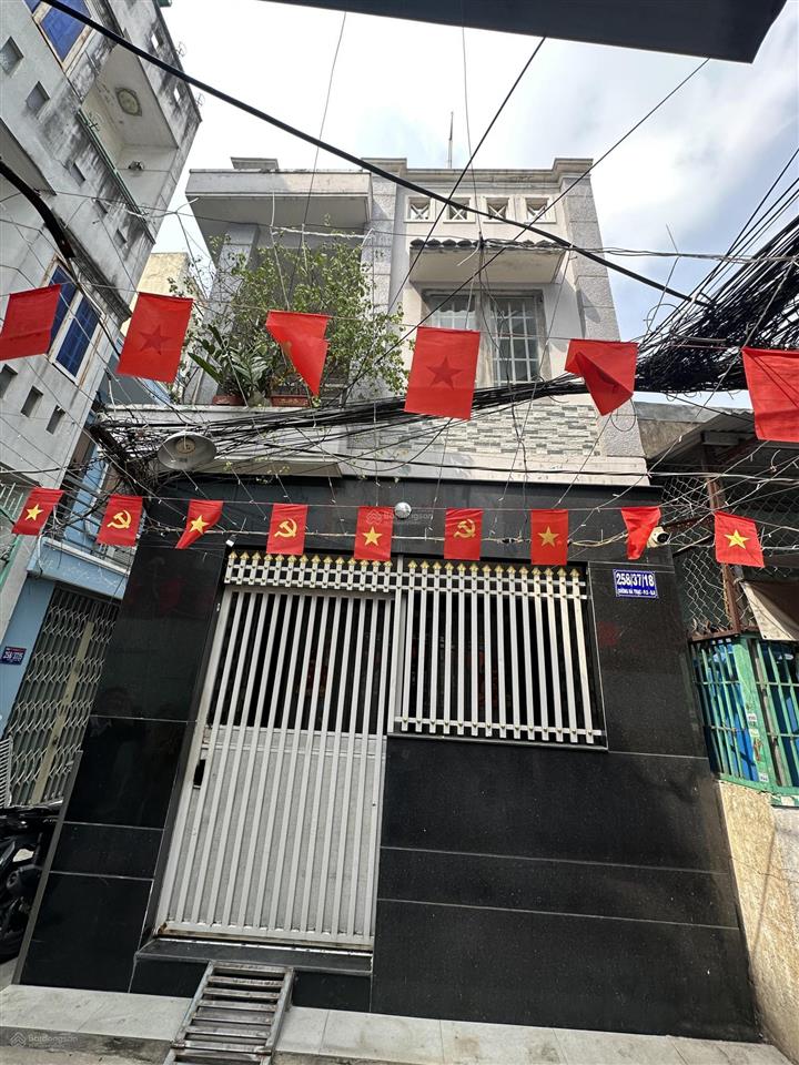 Bán nhà quận 8, hẻm 258 dương bá trạc, 1 tầng, 2 mặt hẻm thoáng, 4,08 x 13,2 m.
