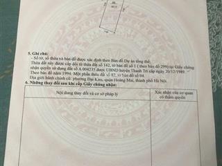 Bán đất nhà 2 tầng cũ coi như đất