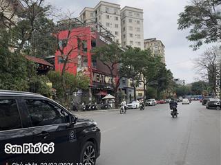 Mặt phố trần kim xuyến 155m  3 thoáng  trước vườn hoa  kinh doanh đỉnh cao