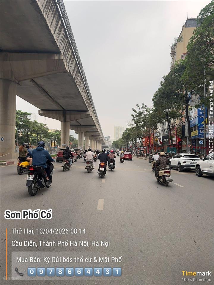 Mặt đường cầu diễn (ql32)  dt 235m  mt 9m  cửa ngõ phía tây thủ đô
