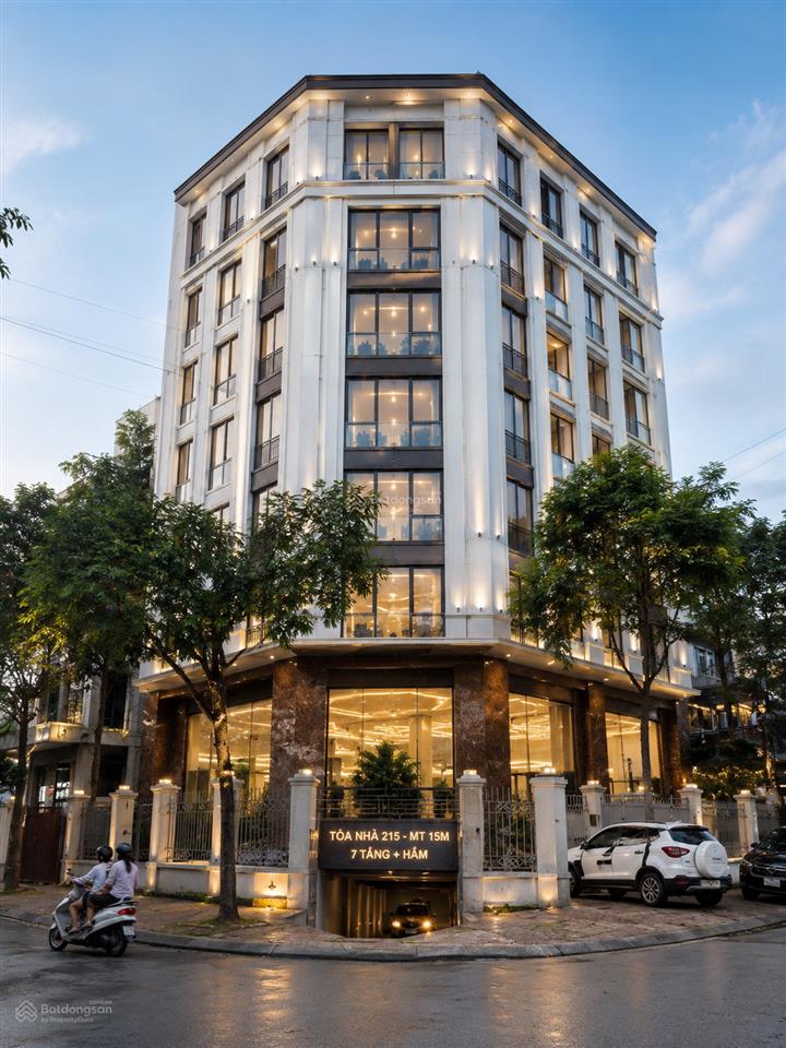 Mặt phố thọ tháp  kđt dịch vọng lô góc 2 mặt  building 7 tầng có hầm  dòng tiền 150 triệu/tháng