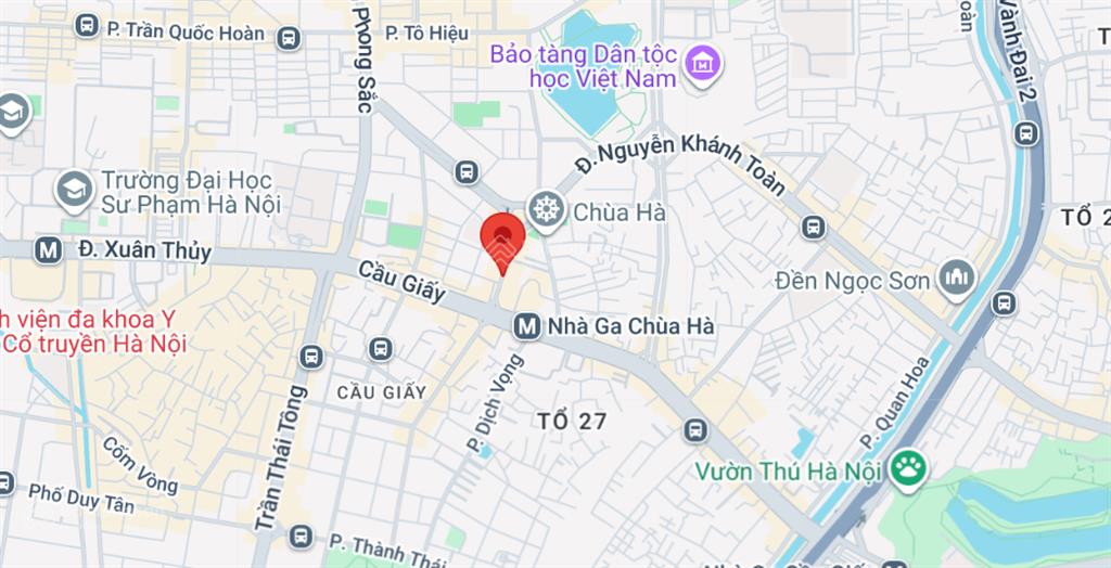 Cho thuê tòa nhà 8 tầng  mặt phố cầu giấy  thang máy thông sàn