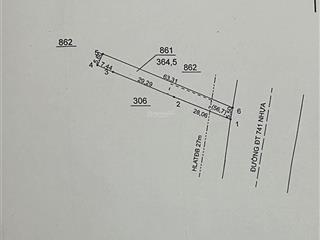 Bán nhà riêng, mặt tiền đường dt741, 364,5m2, sổ đỏ chính chủ