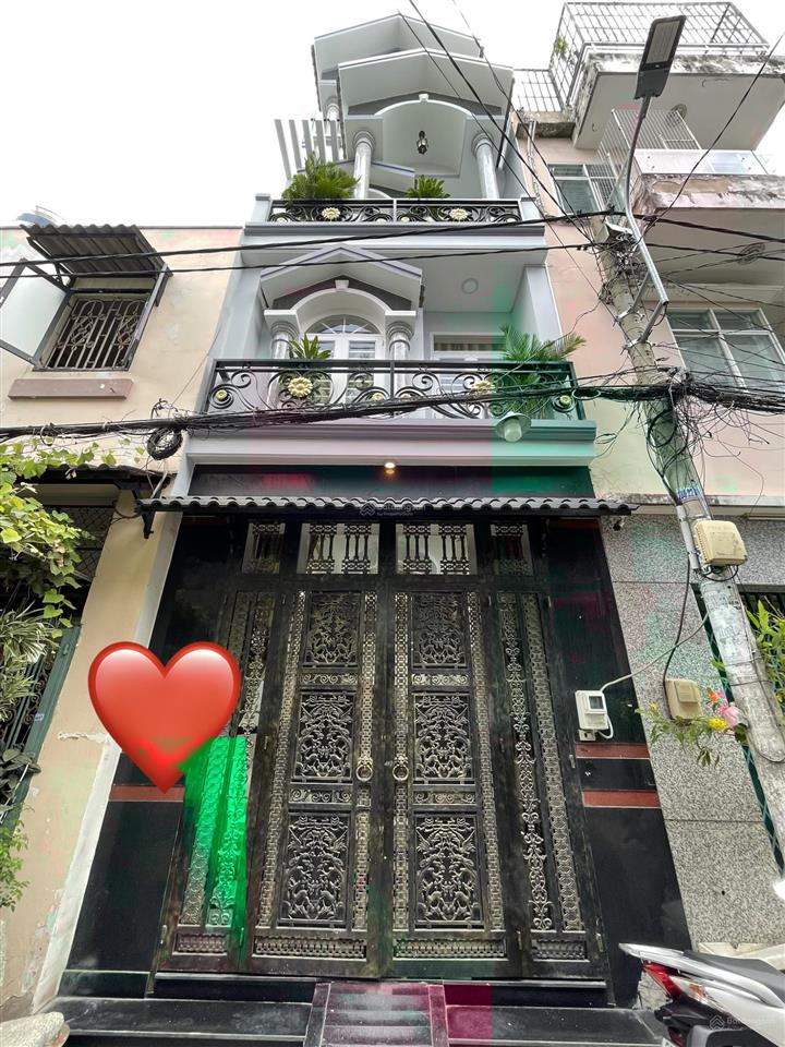 4 tầng. btct. 40m2. gò xoài. bình tân. full nội thất. hẻm 7m