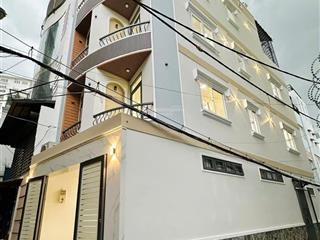 Góc 2 mặt tiền 5m cư xá phú lâm a, 52m2, 4 tầng, 4 pn, có sân thượng, kề bên trường lam sơn,