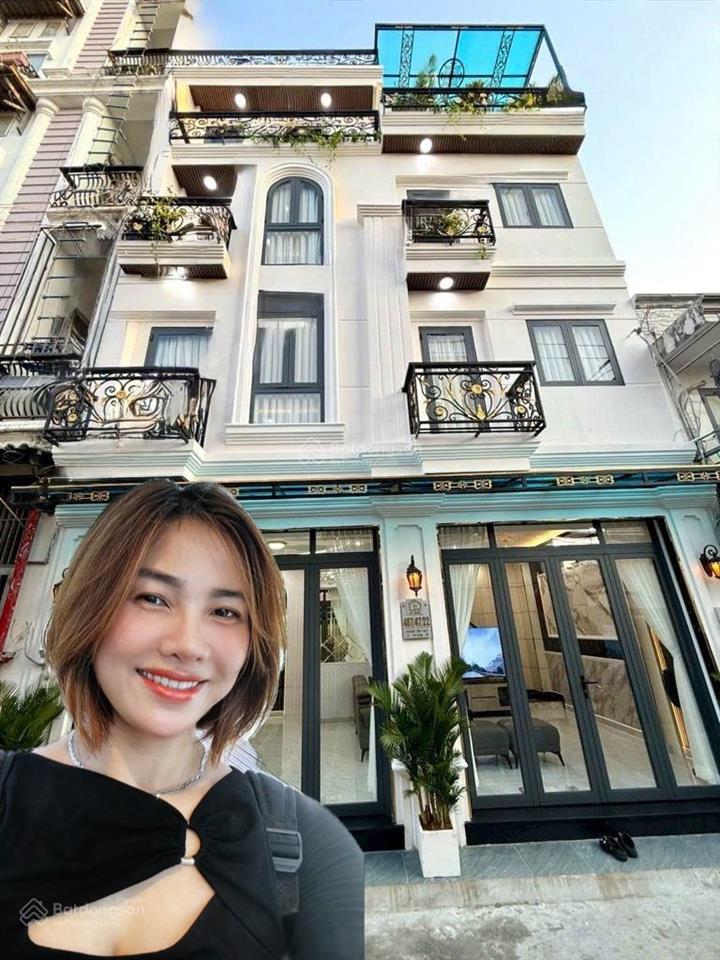 Nhà mt 8m hẻm xe hơi ngủ trong nhà  vừa ở vừa kdbb  nhà 4 tầng mới tinh  tặng full ntnhỉnh 9t