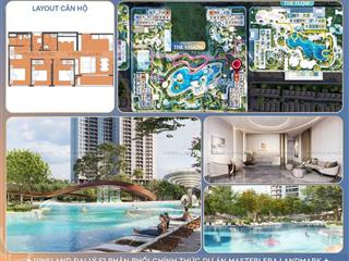 Siêu phẩm 3pn góc to đẹp nhất 98m2 6,1 tỷ masteri era landmark tầng trung view bể bơi, 2 slot ô tô