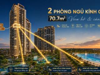 2pn kính cong view hồ tạo sóng panorama tại masteri grand coast ocp2. căn hộ vip  đẹp nhất dự án