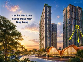 1pn tầng trung  đông nam, view nội khu yên tĩnh | phù hợp mua ở cho vợ chồng trẻ, gđ 1  2 con