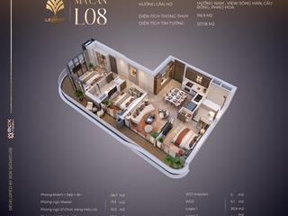 Duy nhất 1 căn 3pn tầng 24 trục 08 cuối cùng  the legend dn view toàn cảnh sông cầu rồng pháo hoa