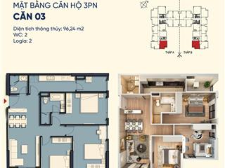Căn 3pn đơn giá hợp lý dự án moonlight 2 kđt an lạc