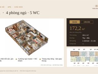 Mở bán căn 4pn dự án tara maison  sở hữu thang máy riêng, 2 slot ô tô