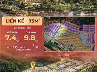 Chỉ từ 7,5 tỷ chạm tay biệt thự biển 75m 4 tầng tại vinhomes hải vân bay