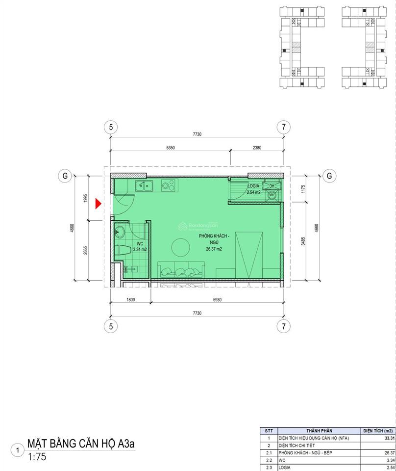 Sốc! căn hộ studio, 33,31m², giá 782 triệu tại nhà ở xã hội harbor residence, ngô quyền, hải phòng