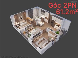 Nhỉnh 1tỷ5 có căn góc 2pn chuẩn vinhomes