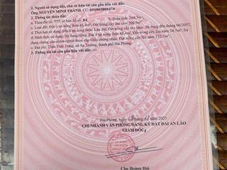 Bán đất 301, bát trang, an lão, hải phòng, 700 triệu vnd, 170 m2