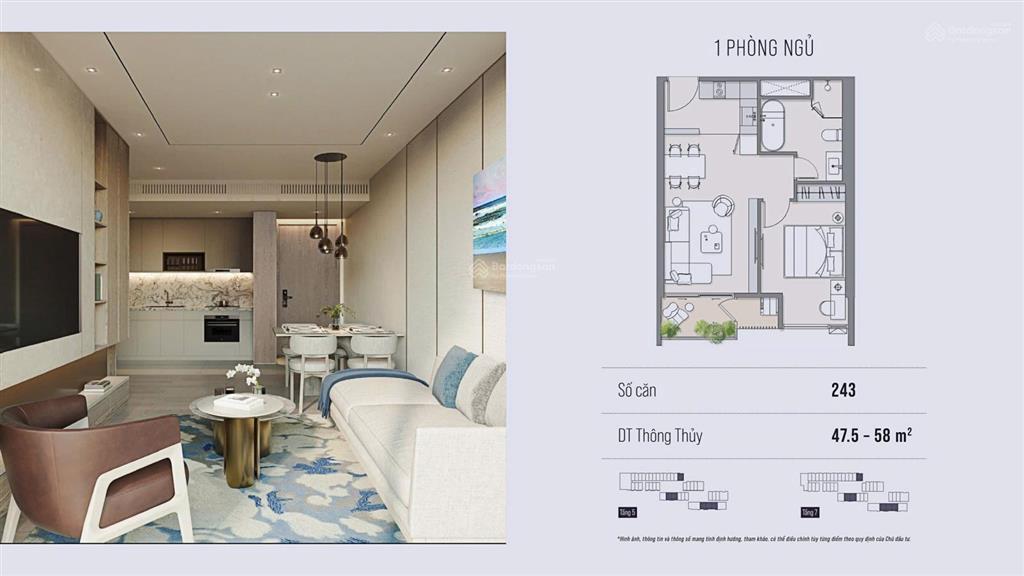 Bán căn 1pn tại aria bay tower chỉ 3,7 tỷ, 51m2, ban công đông nam,hướng biển. chính chủ!
