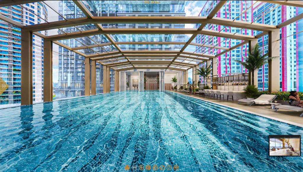Bán căn 2 phòng ngủ góc thoáng, tầng trung đẹp tại sun feliza suites, 75,3m2 chỉ 11,9 tỷ
