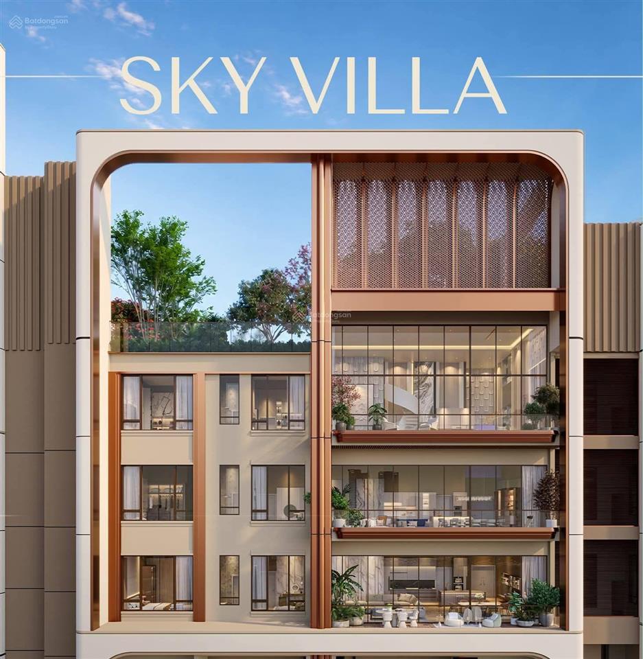 Hiếm! căn sky rooftop villas 350m2 với ~250m2 sân vườn tại parkcity hà nội giá 40 tỷ